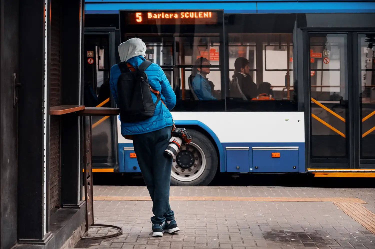 Cartelli indicatori di destinazione degli autobus